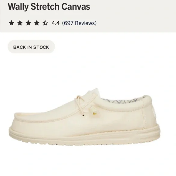 New Mens HEYDUDE Wally Size 13 - Picture 1 of 3